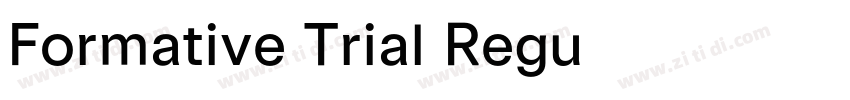 Formative Trial Regu字体转换